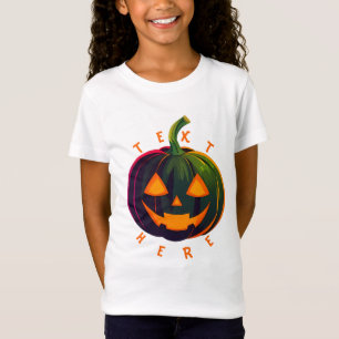 Halloween Citrouille Vibes design T-shirt