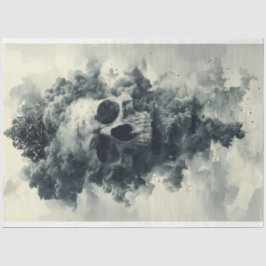 Halloween Cloud Skeleton Decoupage Seidenpapier