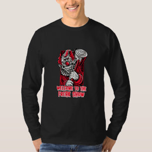 Halloween Clown Joker Willkommen auf der Freak Sho T-Shirt