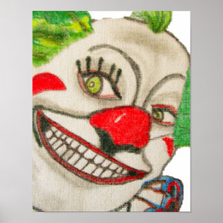 HALLOWEEN CLOWN PATHOLOGISCHE PATTY POSTER