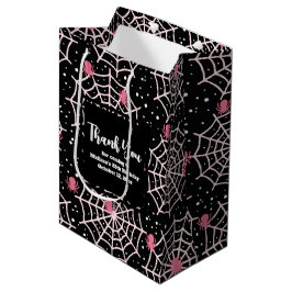 Halloween Coblies & Spiders Pattern Vielen Dank Mittlere Geschenktüte