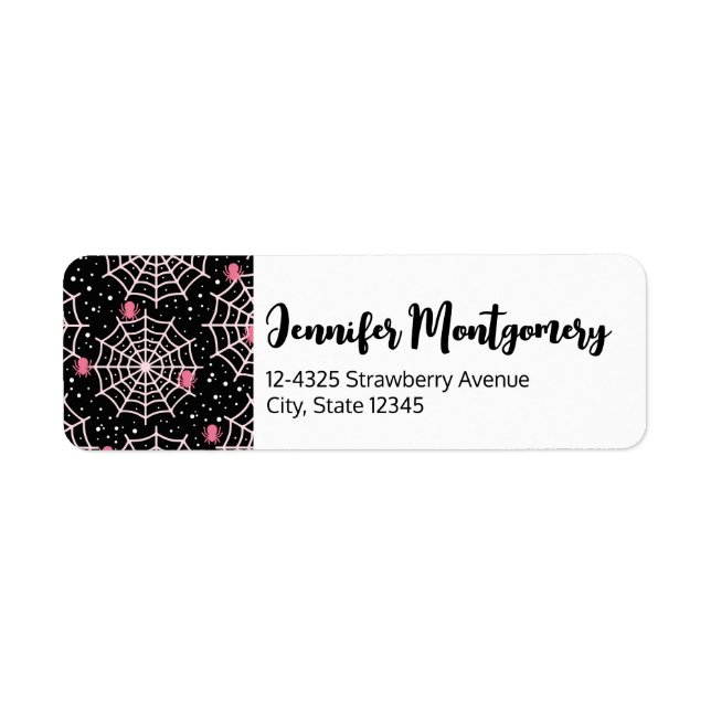 Halloween Cobnets & Spiders Pattern (Vorne)