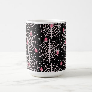Halloween Cobnets & Spiders Pattern Kaffeetasse