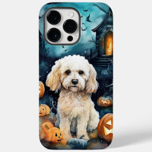 Halloween Cockapoo mit Pumpkins Beängstigend Case-Mate iPhone 14 Pro Max Hülle