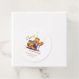 Halloween Cocktail Drinks Kinderdusche Geschenkanhänger