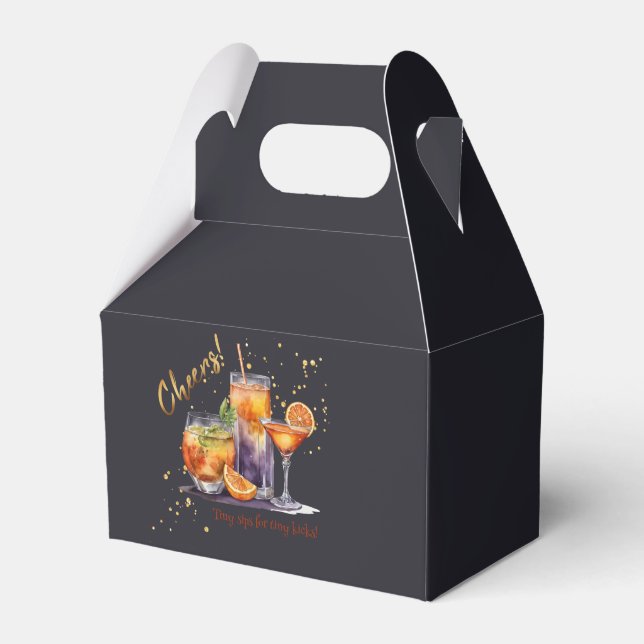 Halloween Cocktail Drinks Kinderdusche Geschenkschachtel (Vorderseite)
