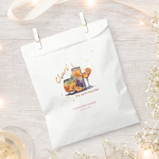 Halloween Cocktail Drinks Kinderdusche Geschenktütchen (Ausgeschnitten)