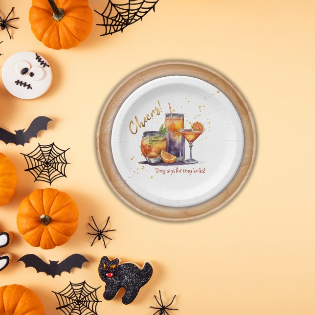 Halloween Cocktail Drinks Kinderdusche Pappteller (Von Creator hochgeladen)