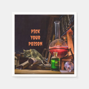 Halloween Cocktail Napkins, pick Dein Gift Serviette
