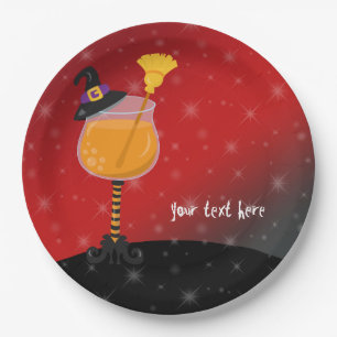 Halloween-Cocktail Pappteller