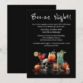 Halloween Cocktail Party | Booze Night Einladung