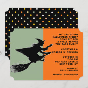 Halloween Cocktail Party Einladung