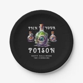 Halloween Cocktail Party Pick Your Poison Pappteller