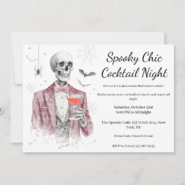Halloween Cocktail Party | Spooky Chic Night Einladung