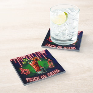Halloween Cocktail Untersetzer Spooky "Trick or Dr
