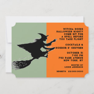 Halloween-Cocktailparty Einladung