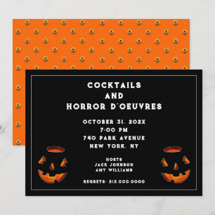 Halloween-Cocktailparty-Einladung Einladung