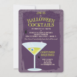Halloween Cocktails Einladung