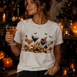 Halloween-Cocktails Herbstgetränke Party Tri-Blend Shirt