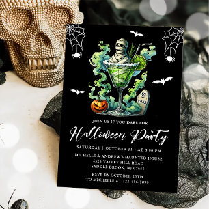 Halloween Cocktails Party Einladung