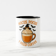 Halloween Coffee Illustration