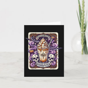 Halloween Cold like My Soul Coffee Club Tarot Card Karte