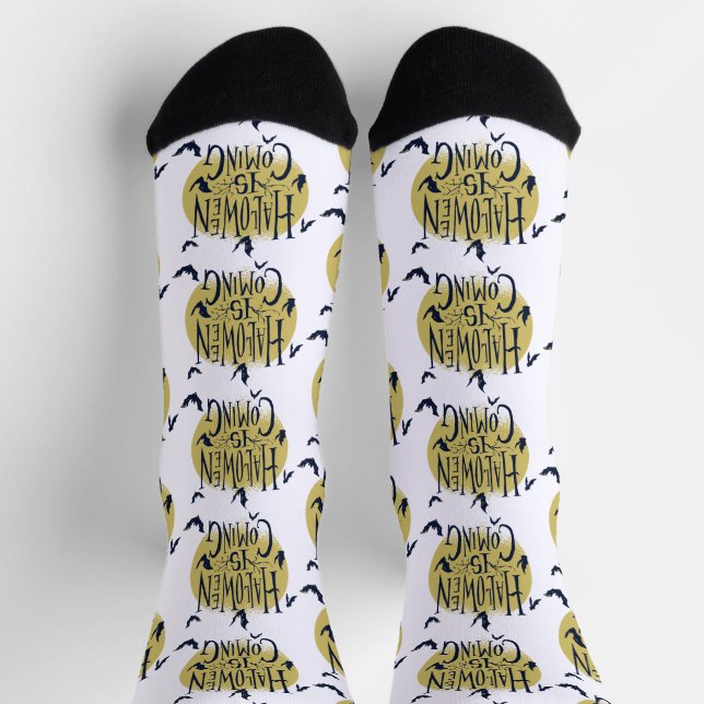 Halloween Collection - Halloween kommt Socken (Oben)