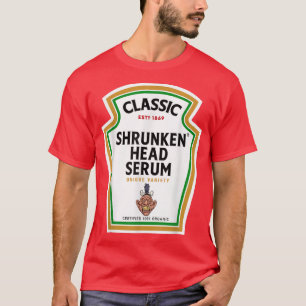 Halloween Condition Flasche Shrunken Head Serum Po T-Shirt