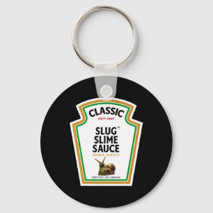 Halloween Condition Sauce Flasche Slug Slime Sauce Schlüsselanhänger