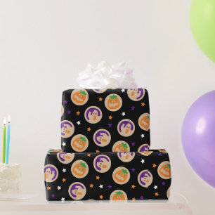 Halloween Cookie Wrapping Paper Geschenkwrap Geschenkpapier