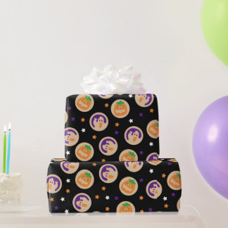 Halloween Cookie Wrapping Paper Geschenkwrap Geschenkpapier