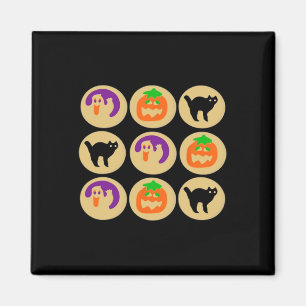 Halloween Cookies Ghost Pumpkin Kat Halloween Suga Magnet