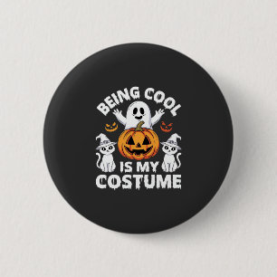 Halloween Cool Sein Ist Mein Kostüm Geist Design Button