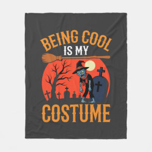 Halloween Cool Sein Ist Mein Kostüm Zombie Design Fleecedecke