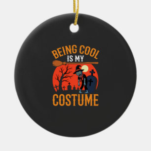 Halloween Cool Sein Ist Mein Kostüm Zombie Design Keramik Ornament