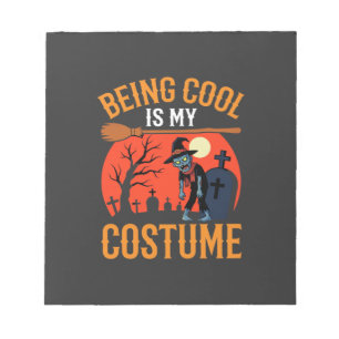 Halloween Cool Sein Ist Mein Kostüm-Zombie-Design Notizblock