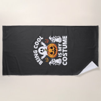 Halloween Cool zu sein ist mein Kostüm Gespenst De Strandtuch