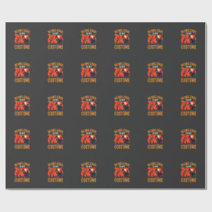 Halloween cool zu sein ist mein Kostüm Zombie Desi Geschenkpapier