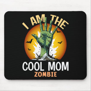 Halloween Coole Mama Zombie-Kostüm Mousepad