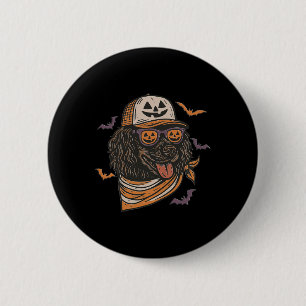Halloween Cooler Hund Boykin Spaniel Sungles Hund  Button