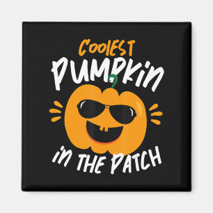 Halloween Cooler Kürbis in die Patchboys-Girls Magnet