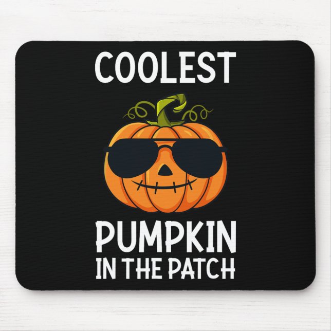 Halloween Cooler Kürbis in die Patchboys-Girls Mousepad (Vorne)