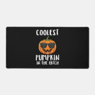Halloween Coolster Kürbis-Patch-Kostüm Männer Jung Schreibtischunterlage