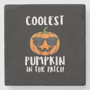 Halloween Coolster Kürbis-Patch-Kostüm Männer Jung Steinuntersetzer
