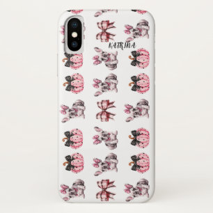Halloween Coquette Bulldog Bow Kürbis Case-Mate iPhone Hülle