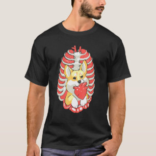 Halloween Corgi Dieb der Herzen Lustiges T-Shirt