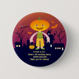 Halloween Costume Boy Geburtstagsparty Button