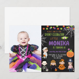 Halloween Costume fête Anniversaire Invitation