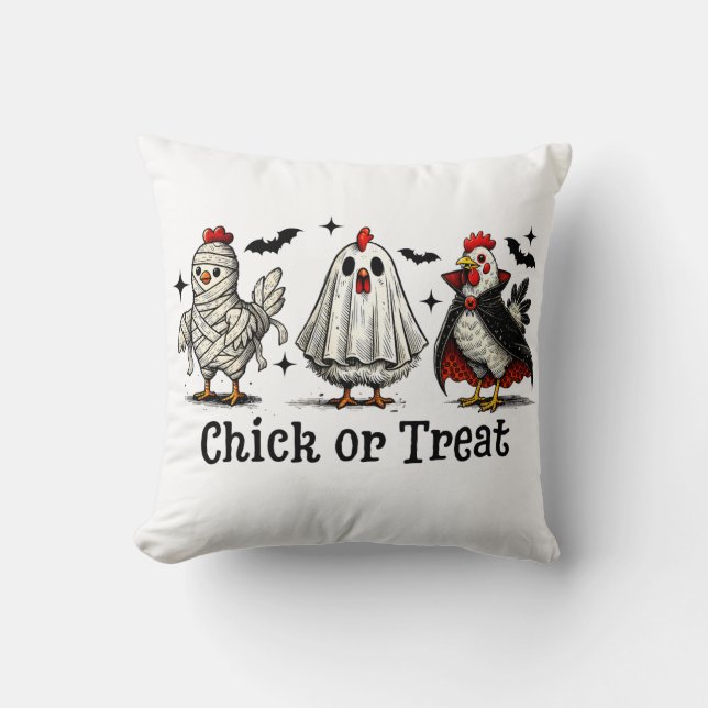 Halloween Costume Funny Chick Design 🎃 👻 Kissen (Vorderseite)