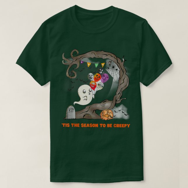 Halloween Costume Ghost Balloon 'Dies ist die Jahr T-Shirt (Design vorne)